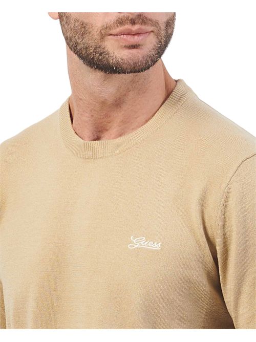 maglione uomo beige GUESS | M4YR01Z3052/G036